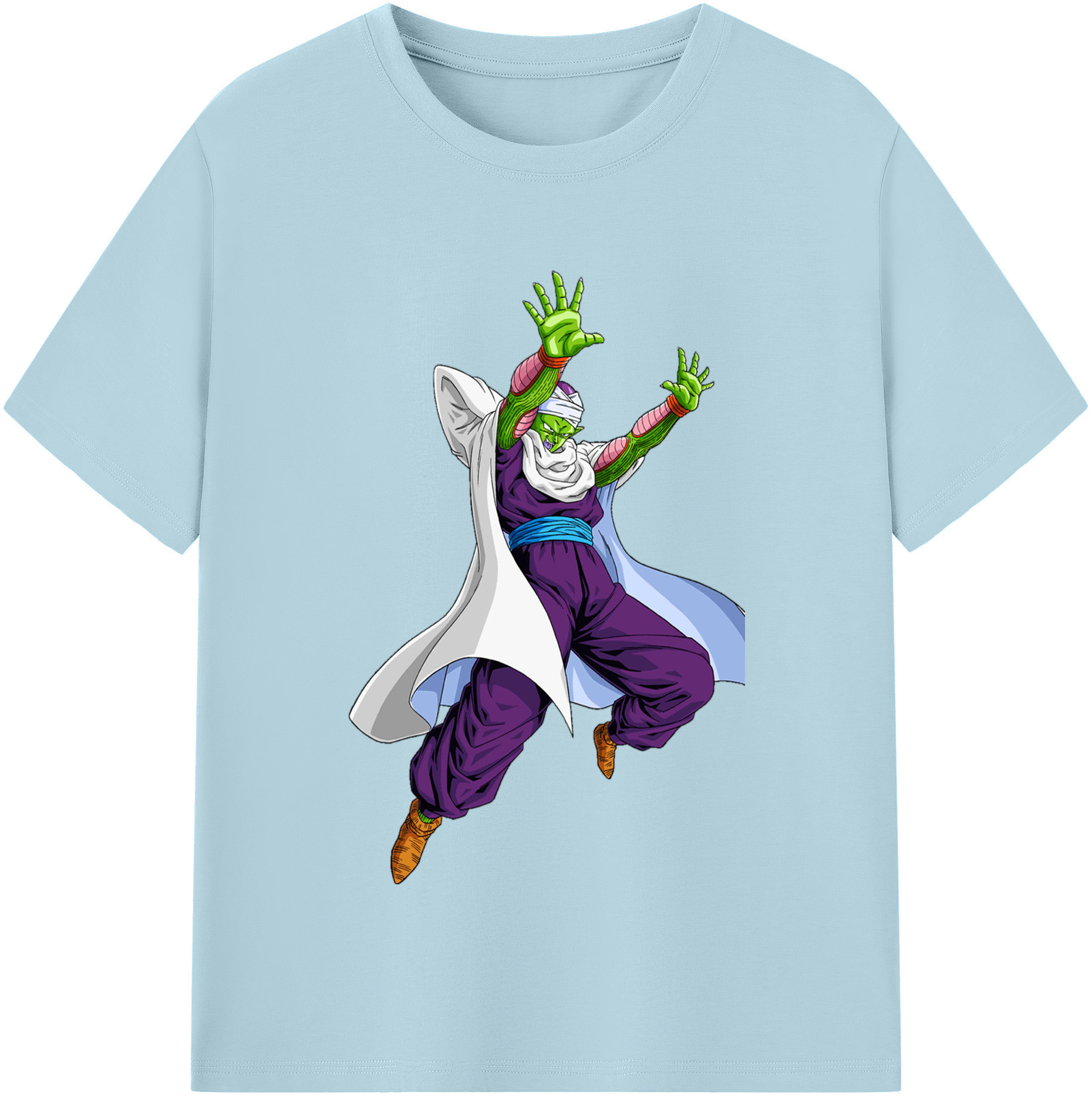 （画像用） ドラゴンボール ピッコロ DRAGON BALL Piccolo 綿100％半袖Tシャツ（フロントプリント）